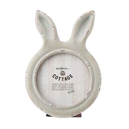 フォトフレーム うさぎフォトフレーム グレー