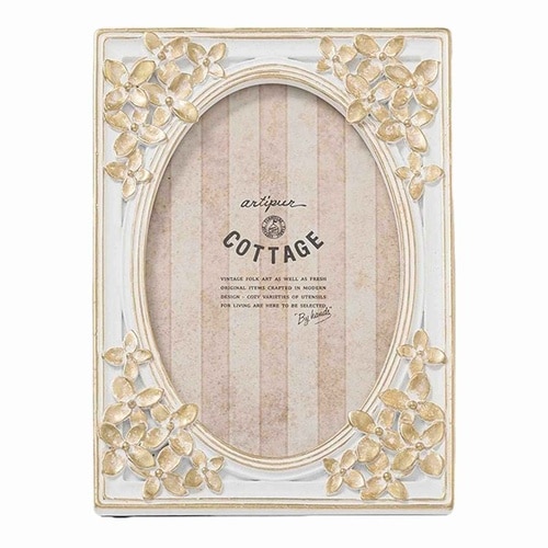 フォトフレーム フラワーフォトフレーム ホワイト