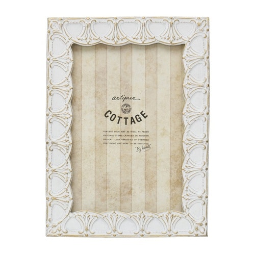 フォトフレーム L ポストカード レジン ホワイト