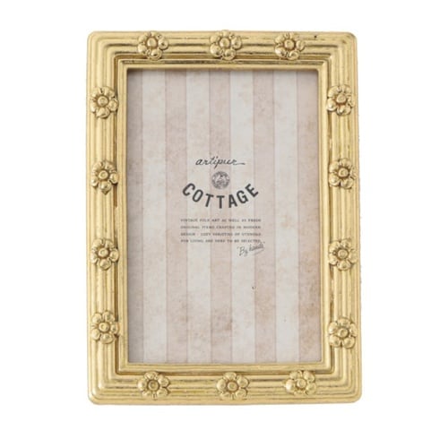 フォトフレーム 小花フォトフレーム ゴールド