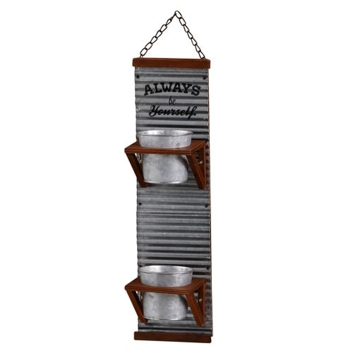 植木鉢 ハンギングポット エコルフェ シルバー