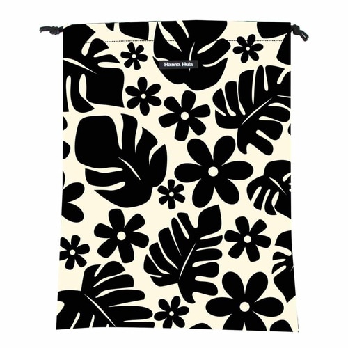 巾着袋 L 消臭 抗菌 大 体操着入れ ハワイアン