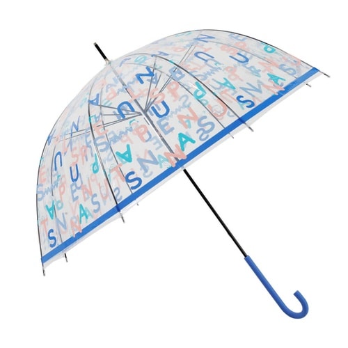 長傘 雨傘 ピーナッツ クリアアンブレラ A