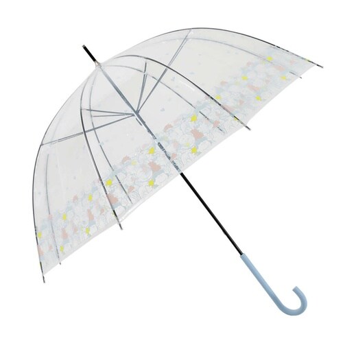 長傘 雨傘 ピーナッツ クリアアンブレラ C