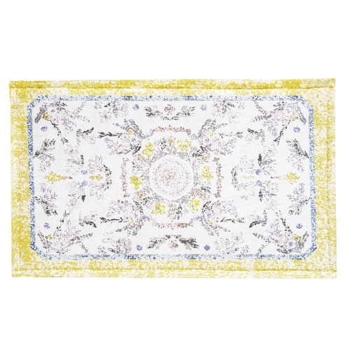 玄関マット 50×80 cm エルヴァン イエロー