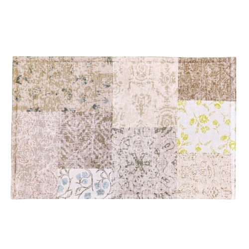 玄関マット 50×80 cm エルヴァン ベージュ