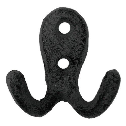 フック キャストアイアン C 壁掛け ブラック