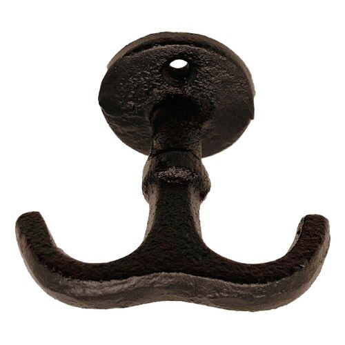 フック キャストアイアン D 壁掛け ラスティ