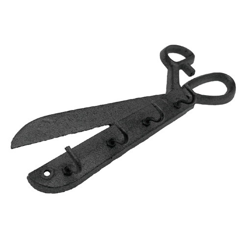 フック キャストアイアン 4シザース ブラック