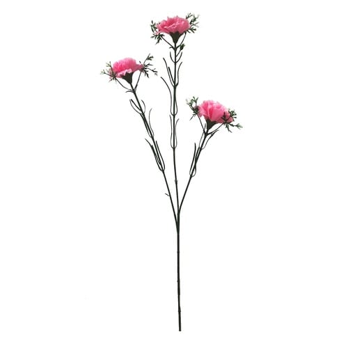 造花 カーネーションスプレー ホワイト ピンク