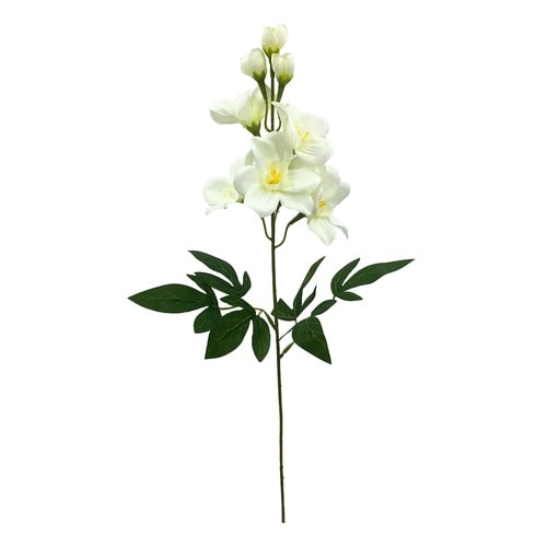 造花 デルフィニウムスプレー ホワイト ホワイト