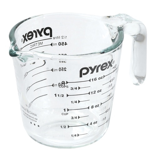 PYREX 計量カップ 500ml ブラック