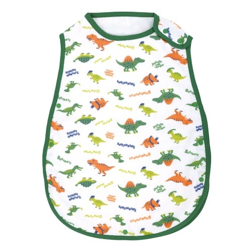 スリーパー ガーゼ 綿100% ディノサウルス