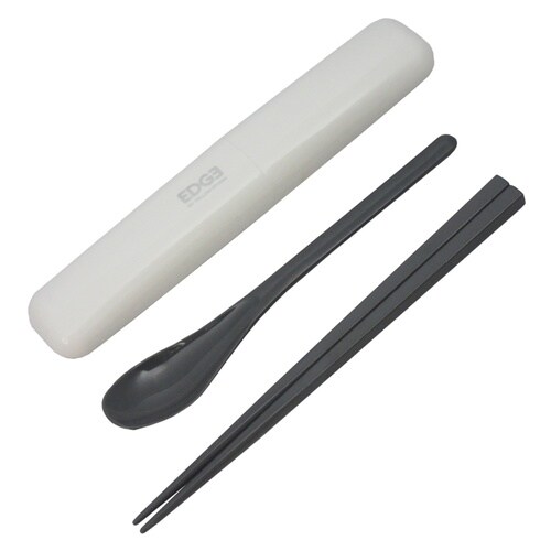 箸&スプーンコンビセット 25EDGE ホワイト