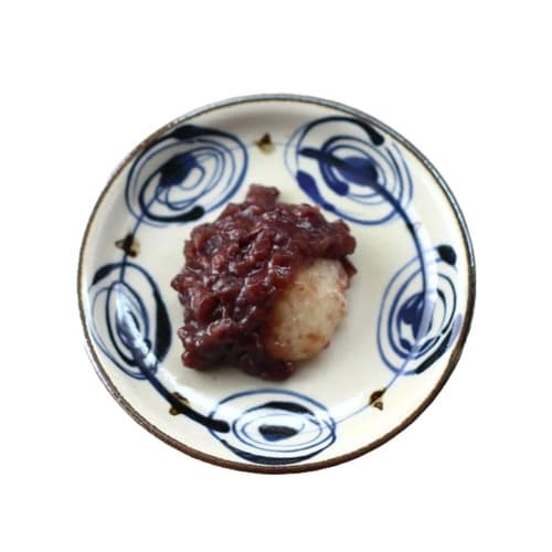 皿 民彩渦紋 小皿 14cm 日本製