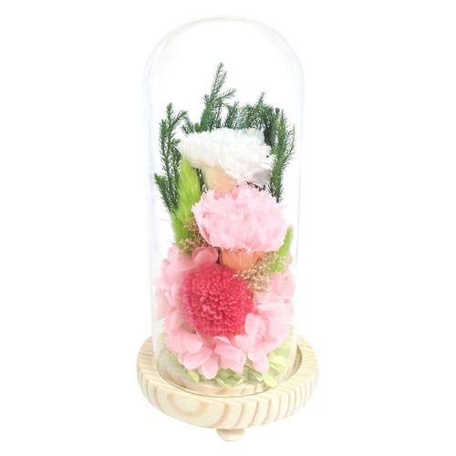供え花 仏花 ガラスドームアレンジメント C