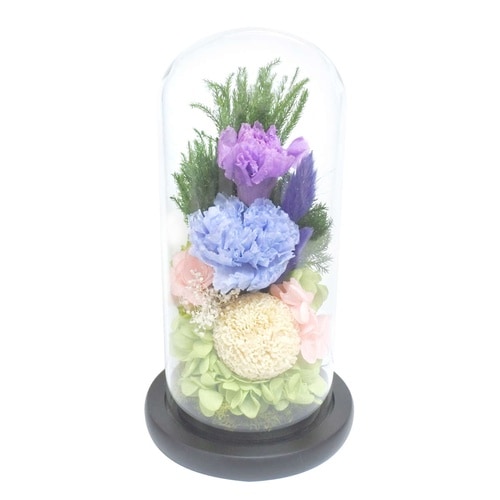 供え花 仏花 ガラスドームアレンジメント D