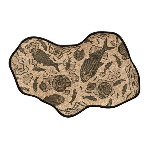 玄関マット 室内 FOSSIL MAT SEA