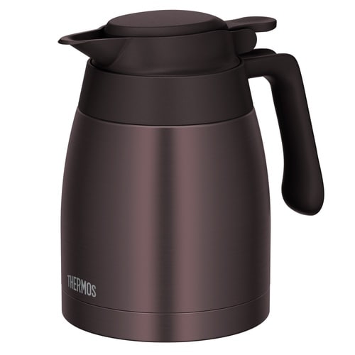 サーモス ポット 1L ステンレスポット ブラウン