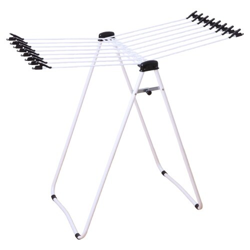 物干しスタンド 45 ホワイト×ブラック