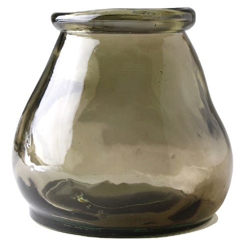 花瓶 VALENCIA リサイクルガラス ブラウン