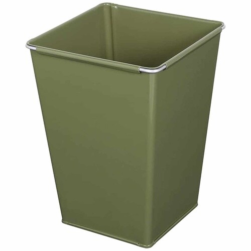 ゴミ箱 5L スチール製 おしゃれ オリーブドラブ