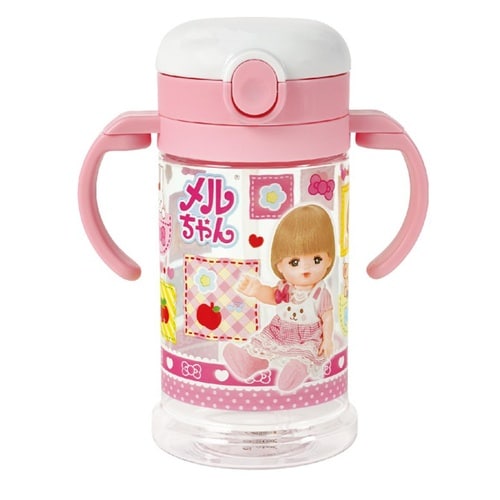 ストローマグ 折りたたみ 370ml メルちゃん