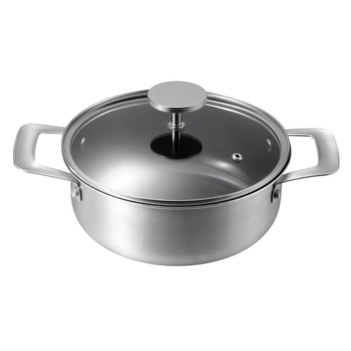 グレイス IH対応セラミック加工両手鍋20cm