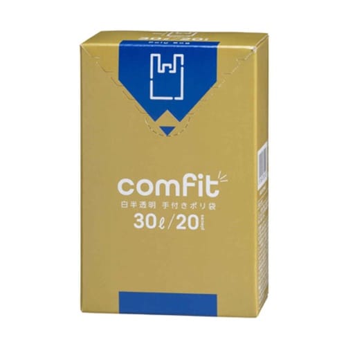 ポリ袋 30L 20枚入り 手付き 半透明