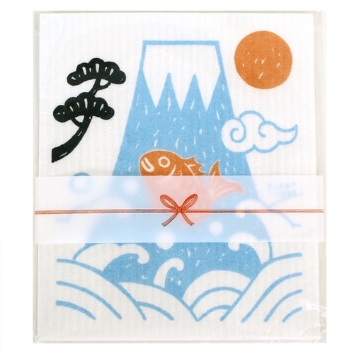 スポンジワイプ スポンジ 食器拭き ふきん 波