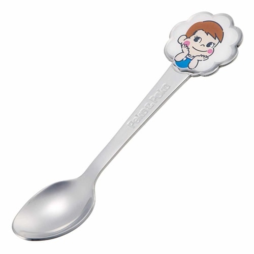 ステン子供 ダイカット ペコちゃん スプーン