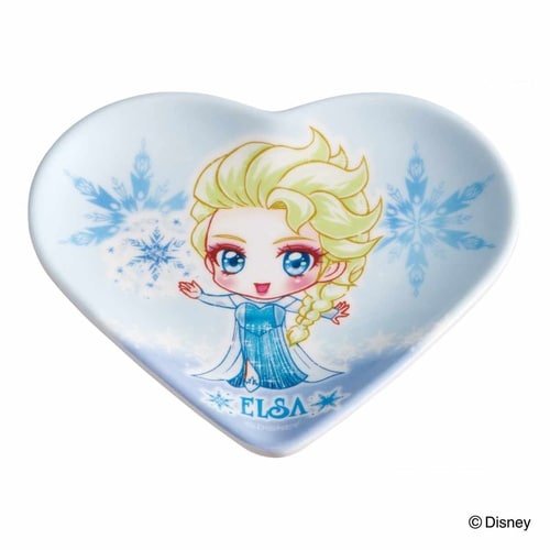 プレート メラミン ミニプレート ハート エルサ