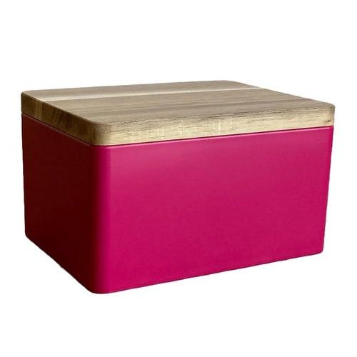 収納ボックス KITOHAKO ふた付き ピンク
