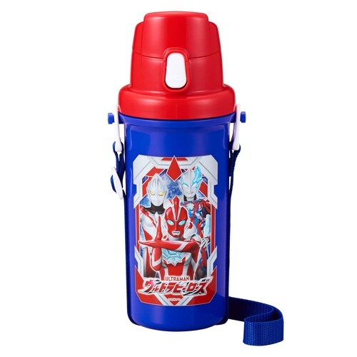 水筒 600ml ウルトラヒーローズ 直飲み