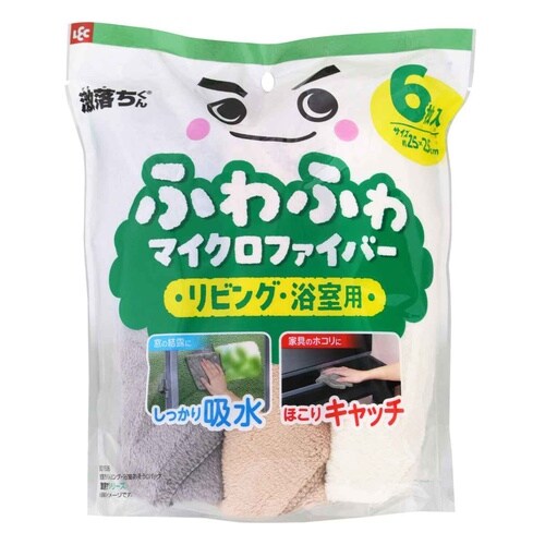 激落ちくん クロス 6枚入り リビング用 浴室用