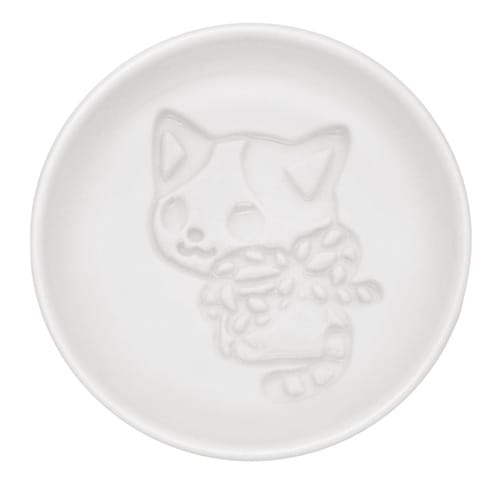 かぶきにゃんたろう 醤油皿 ふりむき