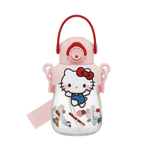 水筒 650ml ラバーマスコット付ストローボトル