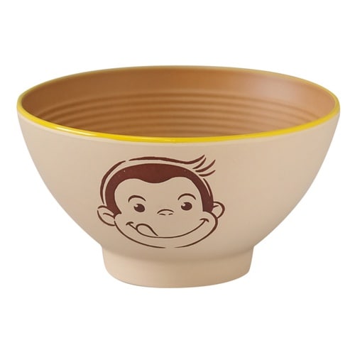 茶碗 おさるのジョージ CG 塗茶わん アイボリー