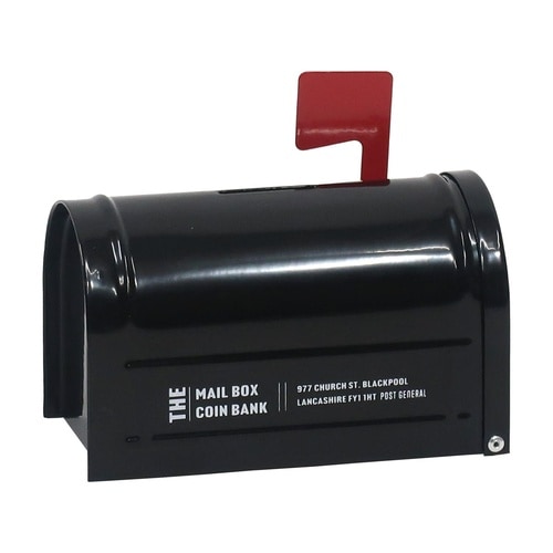 貯金箱 ポストジェネラル メールボックス ブラック