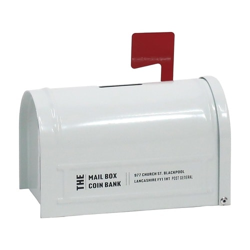 貯金箱 ポストジェネラル メールボックス ホワイト