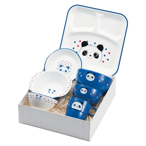 ハグミー 食器 7点セット パンダ
