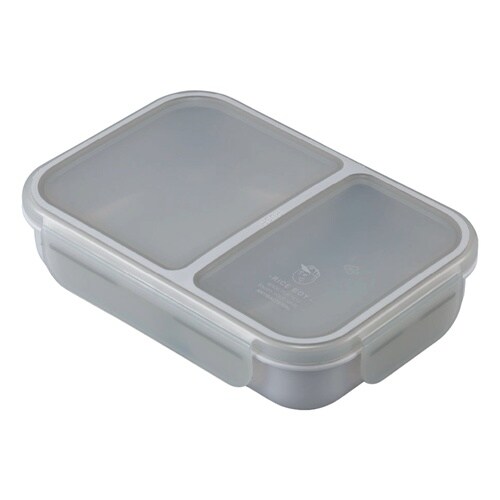 弁当箱 汁漏れしにくい弁当箱 ライトグレー
