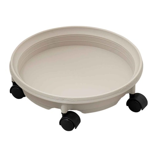 花台 鉢受プレート アイボリー