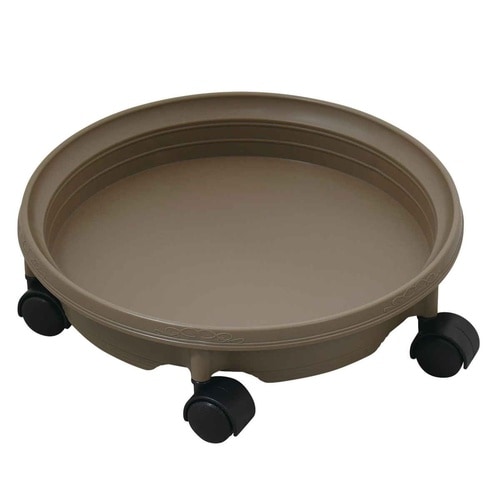 花台 鉢受プレート キャスター付290型 ブラウン