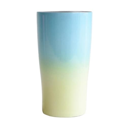 タンブラー 450ml イエロー×サックス