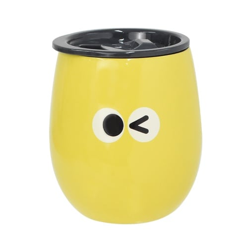 タンブラー イロイロオメメ イエロー