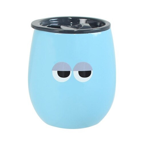 タンブラー イロイロオメメ ブルー