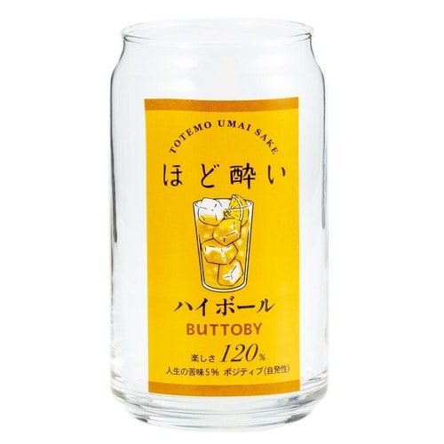 グラス 360ml 缶型グラス ほど酔いハイボール