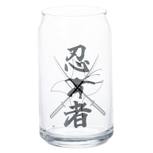 グラス 360ml 缶型グラス 忍者