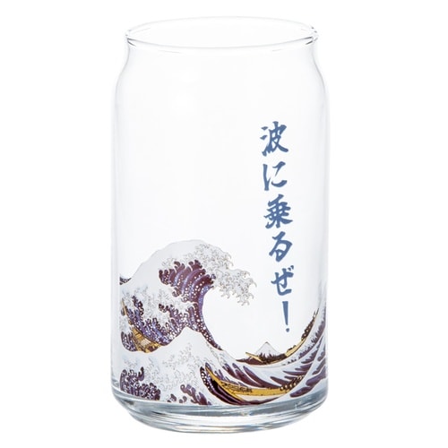 グラス 360ml 缶型グラス ビッグウェーブ